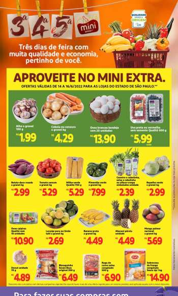 Folheto Mini Extra - 14/06/2022 - 16/06/2022.
