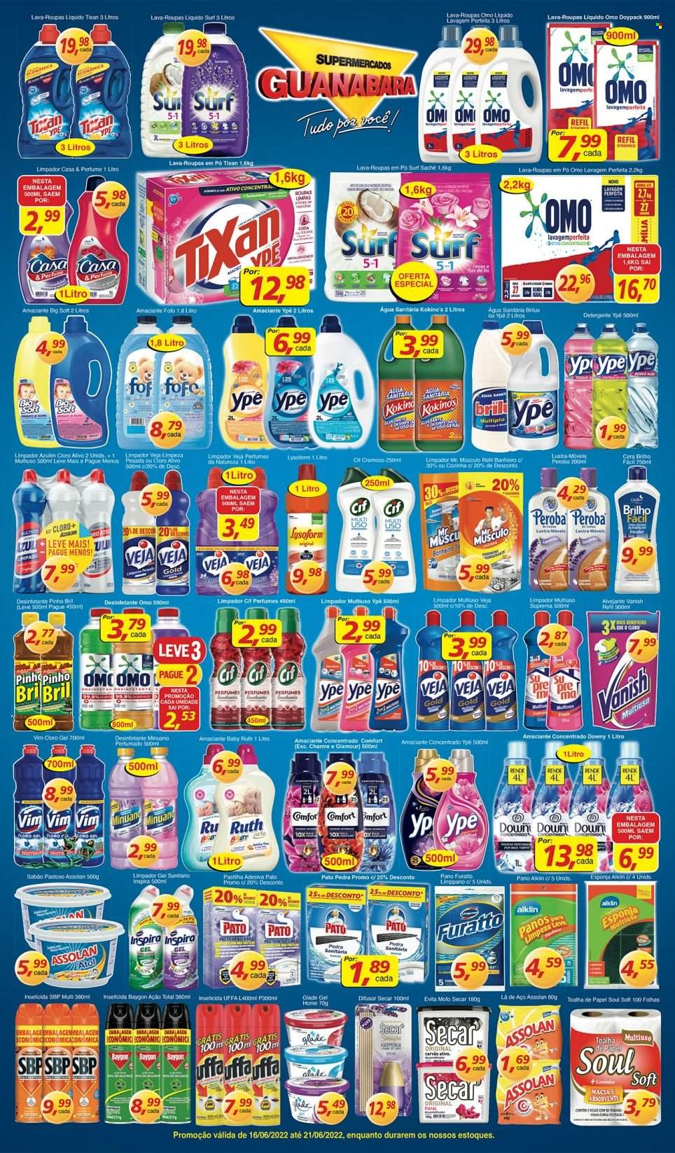 Folheto Supermercados Guanabara - 16/06/2022 - 21/06/2022. Página 8