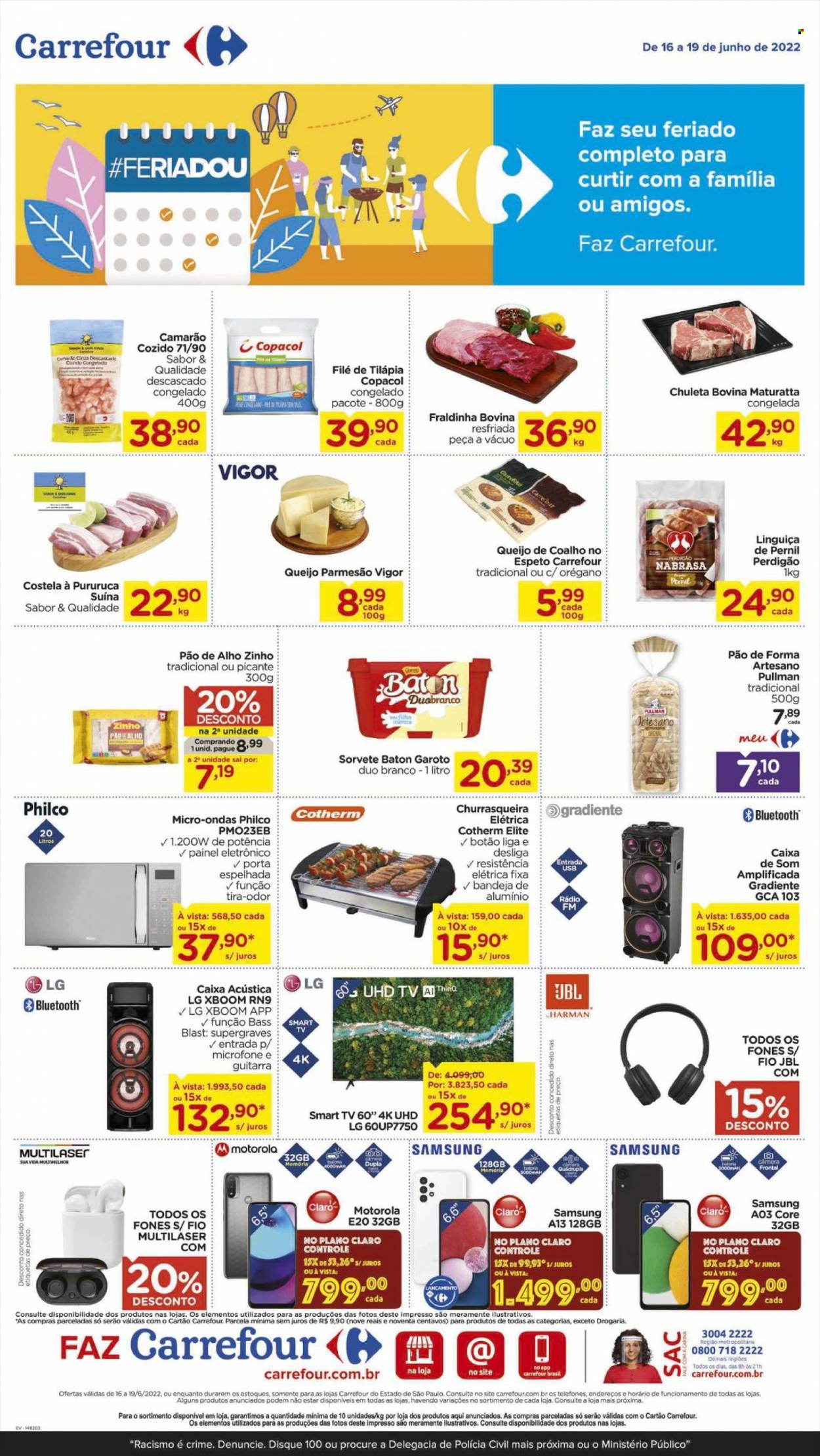 Folheto Carrefour Hiper - 16/06/2022 - 19/06/2022. Página 1