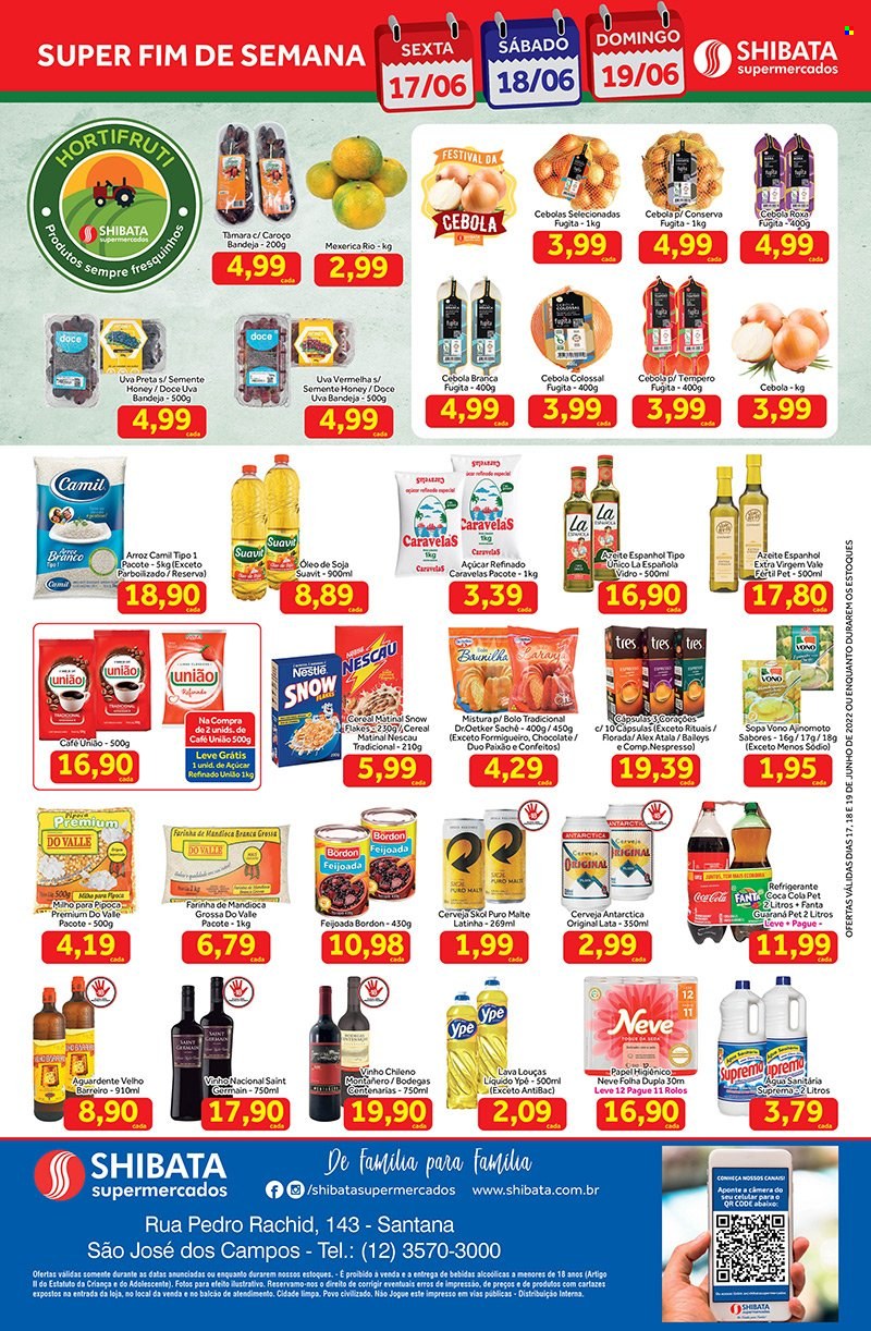 Folheto Shibata Supermercados - 18/06/2022 - 19/06/2022. Página 2
