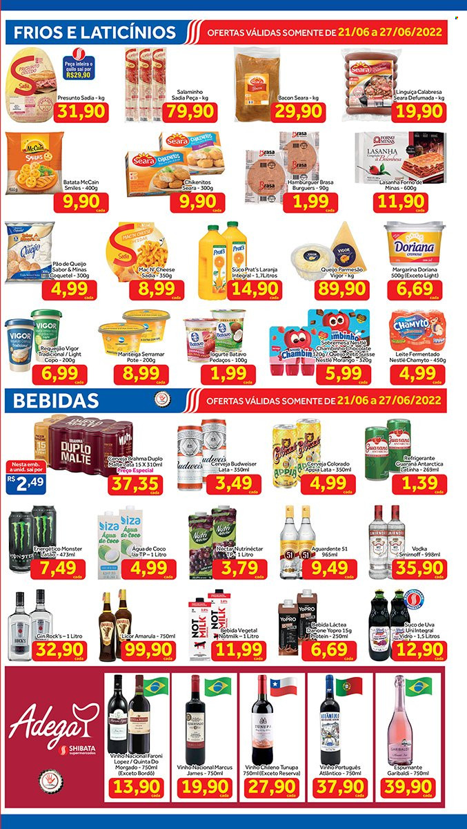 Folheto Shibata Supermercados - 21/06/2022 - 27/06/2022. Página 3