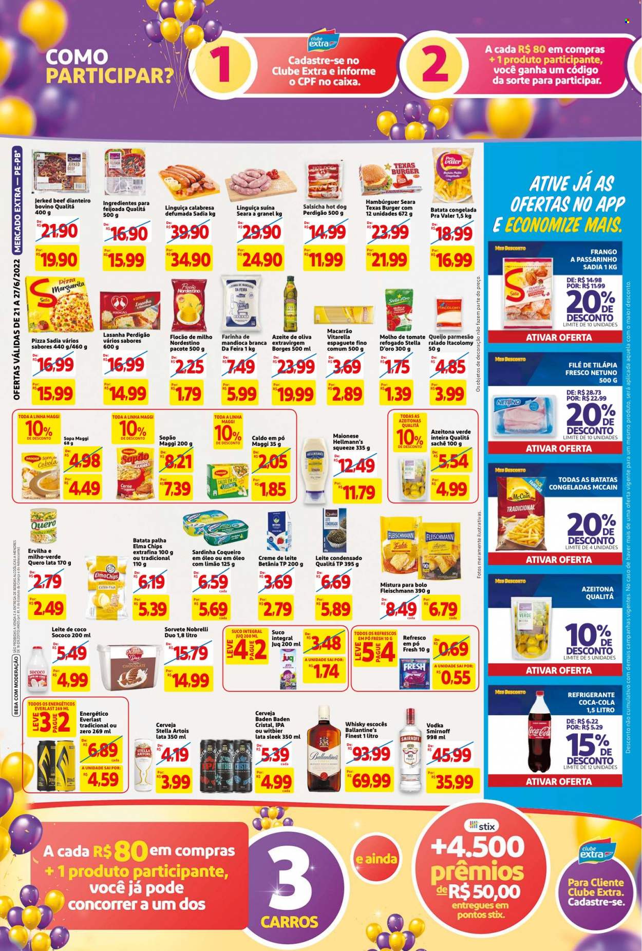 Folheto Mercado Extra - 21/06/2022 - 27/06/2022. Página 2