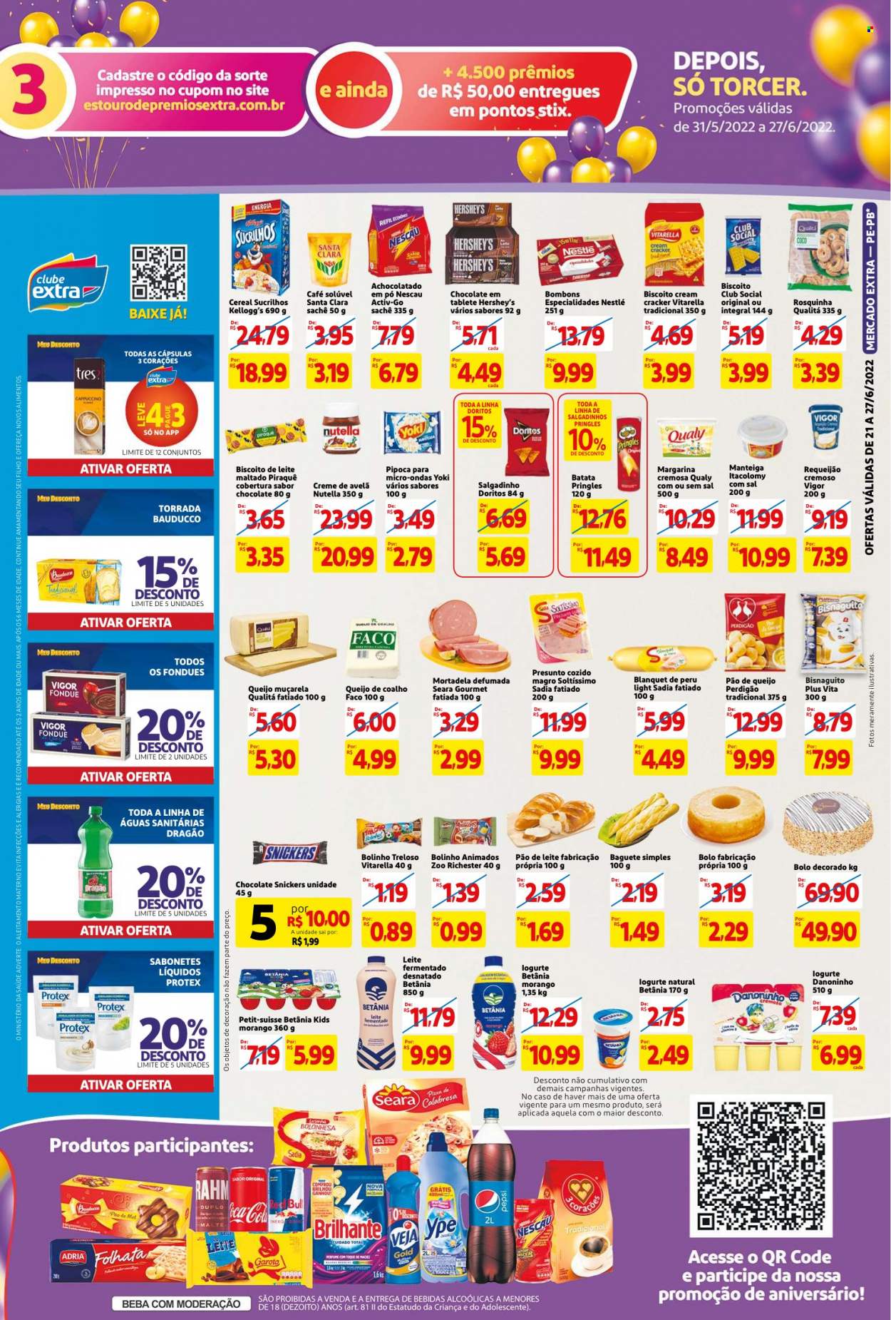 Folheto Mercado Extra - 21/06/2022 - 27/06/2022. Página 3