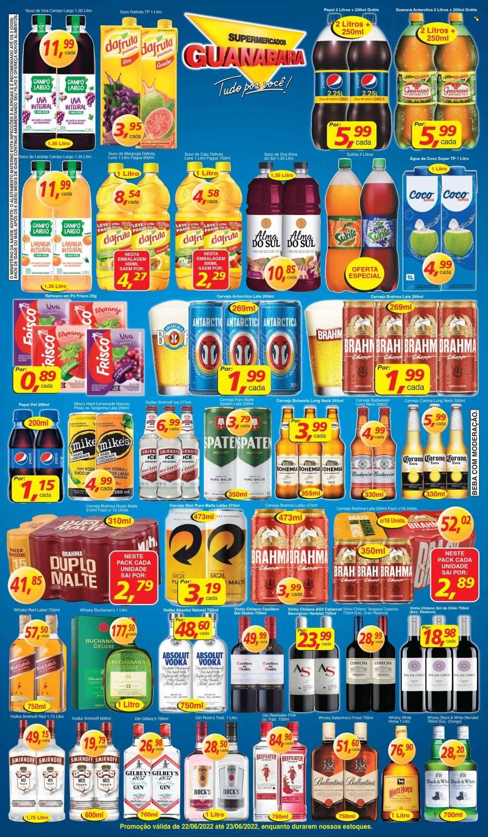 Folheto Supermercados Guanabara - 22/06/2022 - 23/06/2022. Página 8