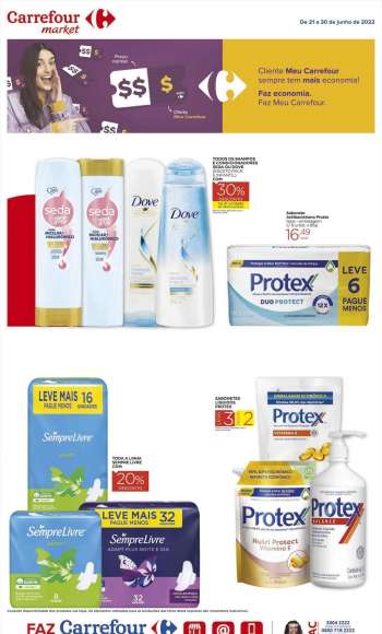 Folheto Carrefour Market - 21/06/2022 - 30/06/2022.