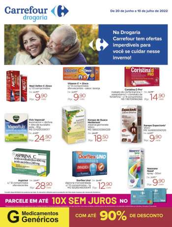 Folheto Carrefour Drogaria - 20/06/2022 - 10/07/2022.