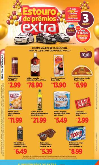 Folheto Mini Extra - 24/06/2022 - 26/06/2022.