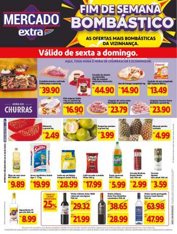 Folheto Mercado Extra - 24/06/2022 - 26/06/2022.