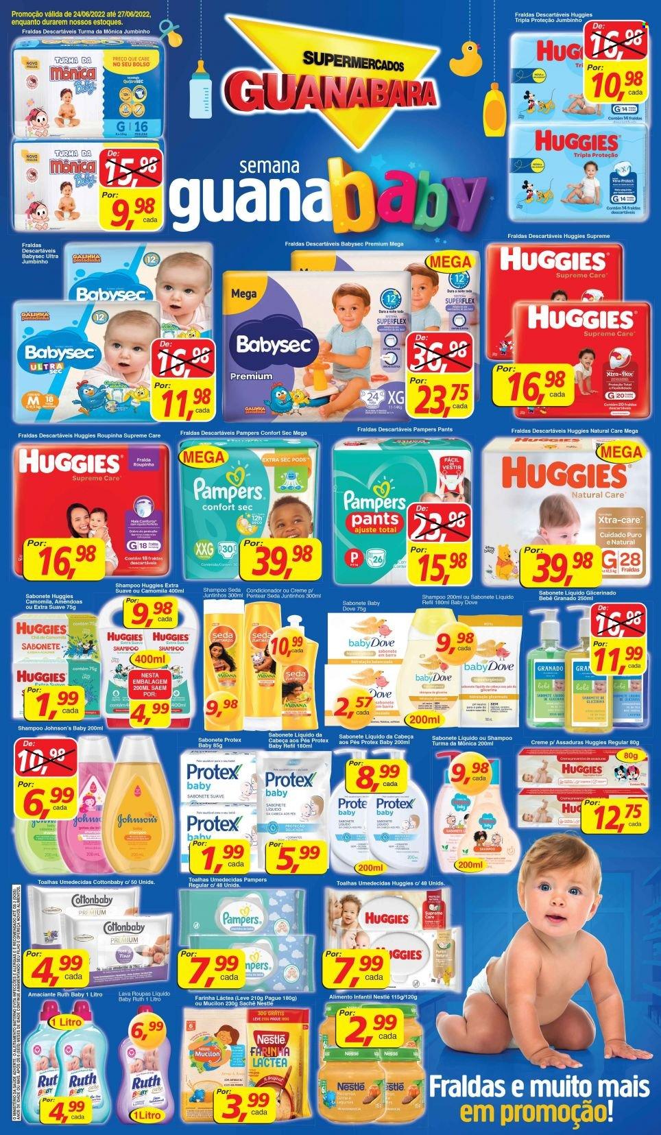 Folheto Supermercados Guanabara - 24/06/2022 - 27/06/2022. Página 1