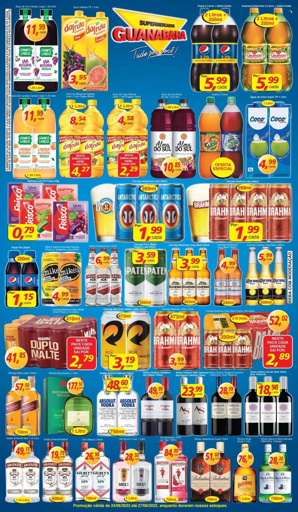 Folheto Supermercados Guanabara - 24/06/2022 - 27/06/2022. Página 8