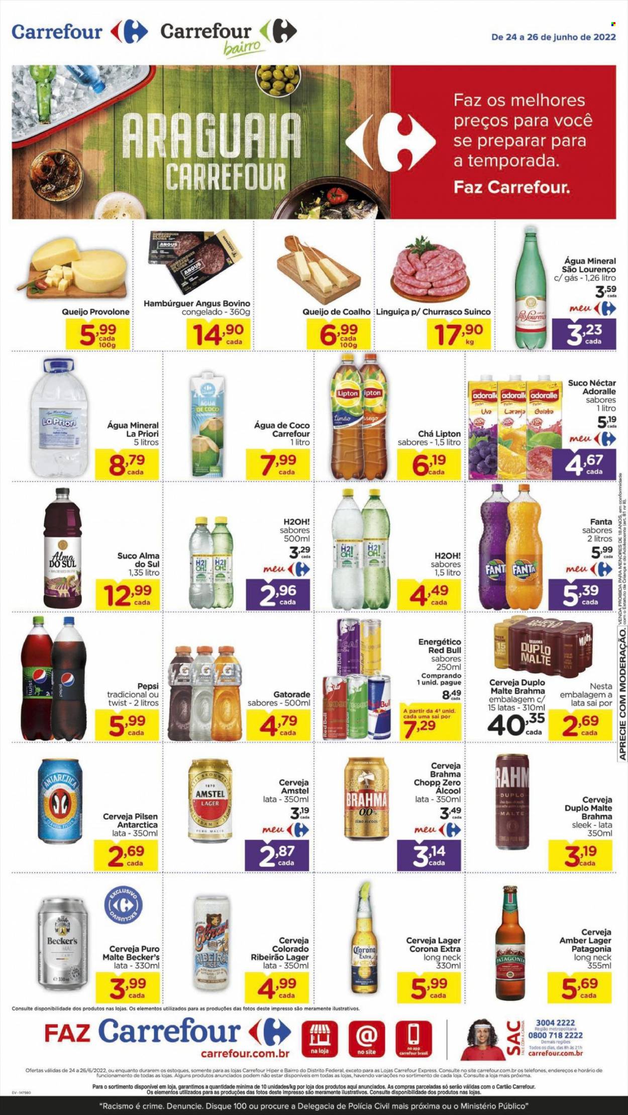 Folheto Carrefour - 24/06/2022 - 26/06/2022. Página 1