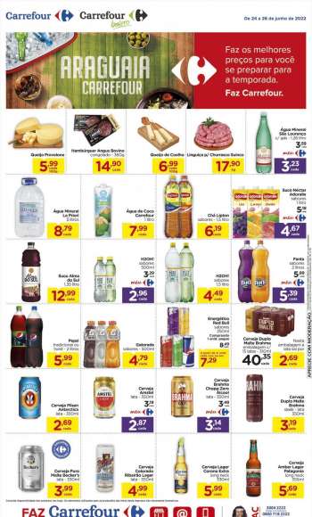 Folheto Carrefour - 24/06/2022 - 26/06/2022.