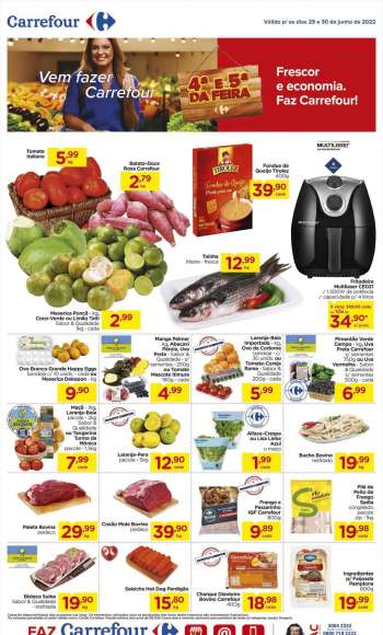 Folheto Carrefour Hiper - 29/06/2022 - 30/06/2022.