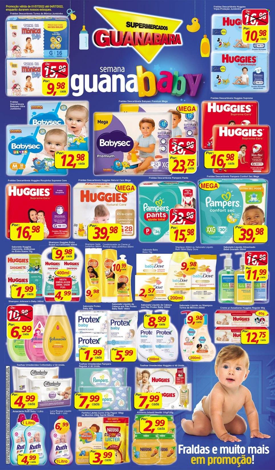 Folheto Supermercados Guanabara - 01/07/2022 - 04/07/2022. Página 1