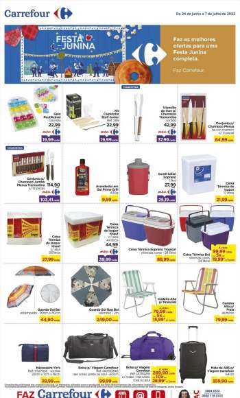 Folheto Carrefour Hiper - 24/06/2022 - 07/07/2022.