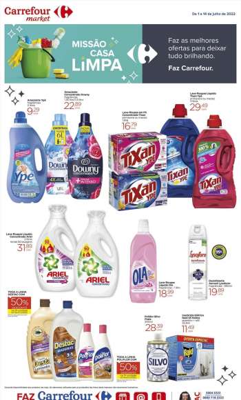 Folheto Carrefour Market - 01/07/2022 - 14/07/2022.