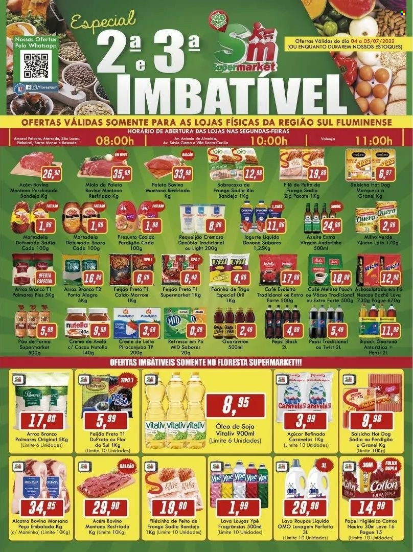 Folheto Rede Supermarket - 04/07/2022 - 05/07/2022. Página 1