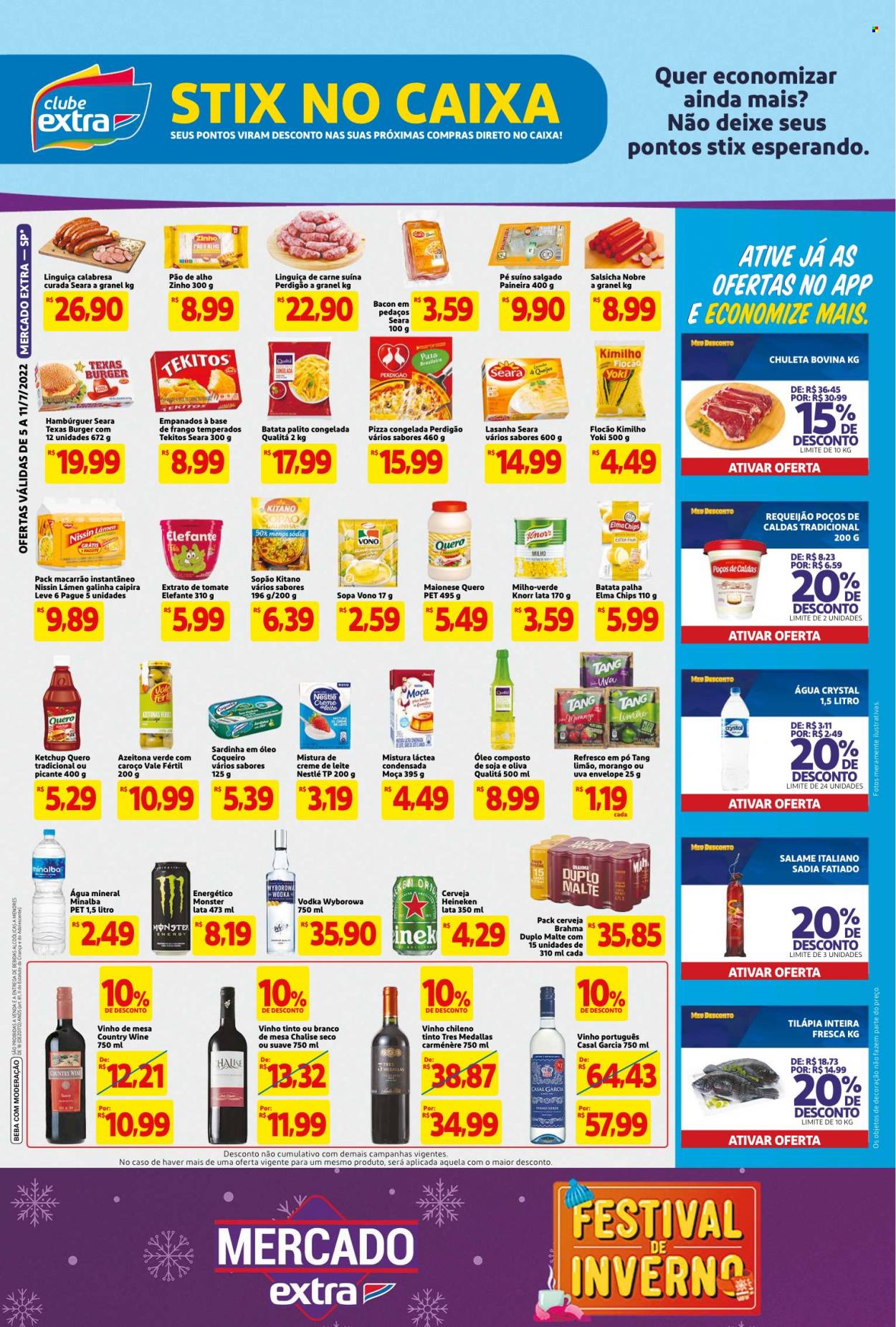 Folheto Mercado Extra - 05/07/2022 - 11/07/2022. Página 2