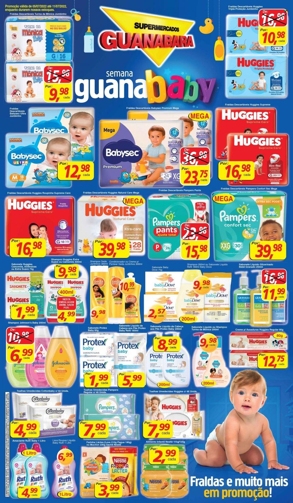 Folheto Supermercados Guanabara - 05/07/2022 - 11/07/2022. Página 1
