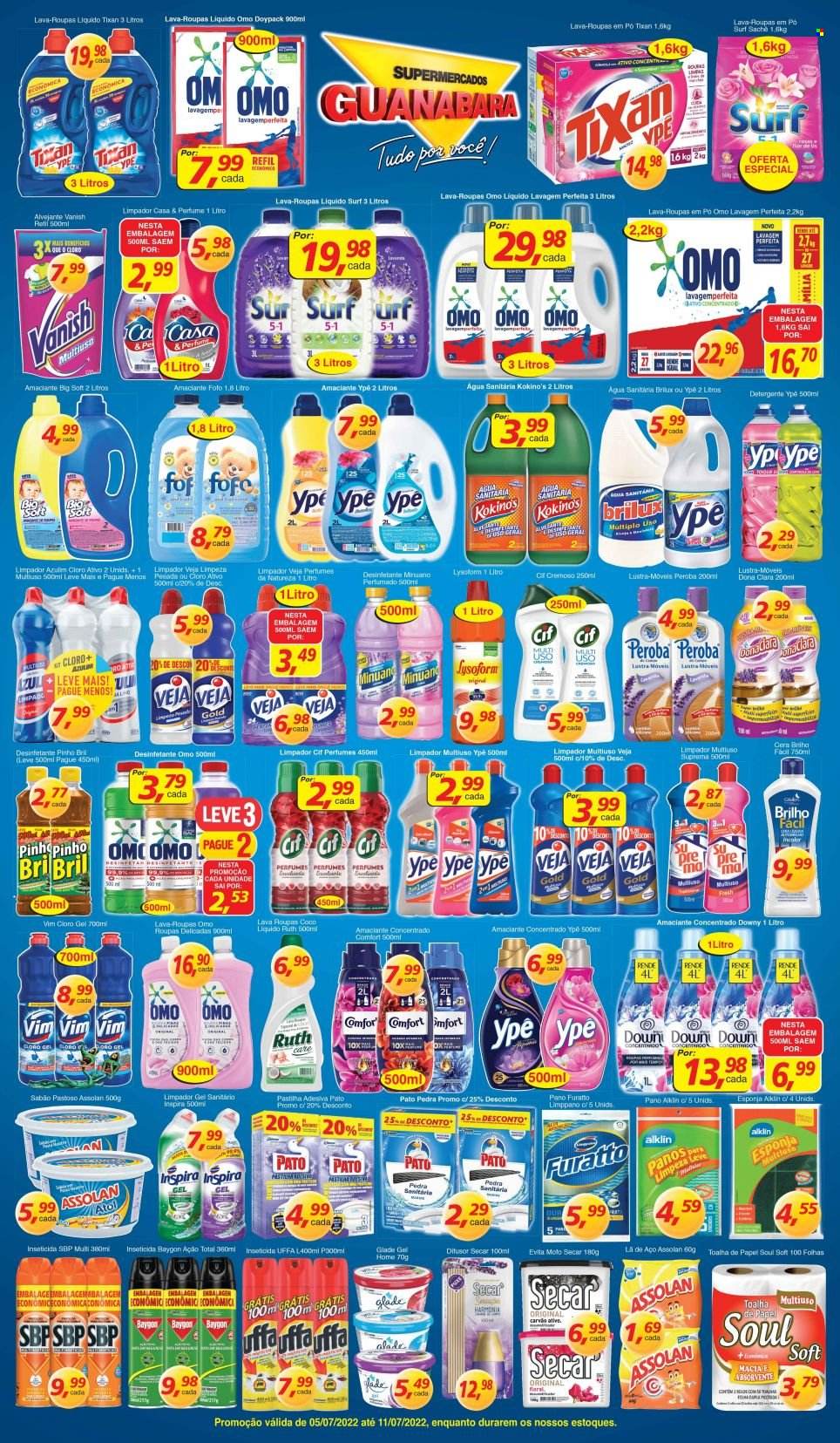 Folheto Supermercados Guanabara - 05/07/2022 - 11/07/2022. Página 12