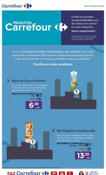 Folheto Carrefour Hiper - 06/07/2022 - 10/07/2022.