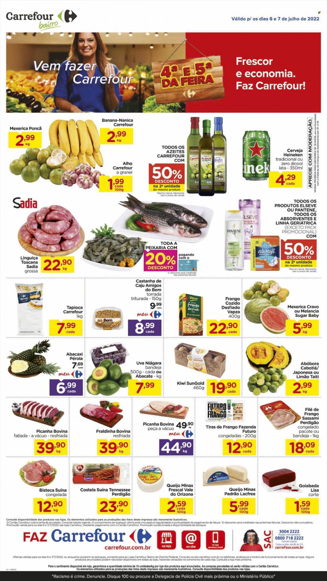 Folheto Carrefour Bairro - 06/07/2022 - 07/07/2022. Página 1