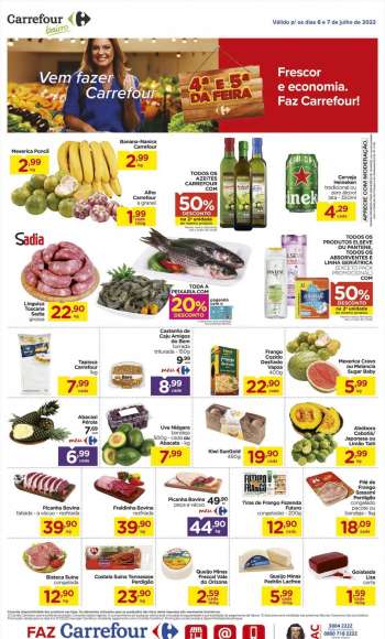 Folheto Carrefour Bairro - 06/07/2022 - 07/07/2022.