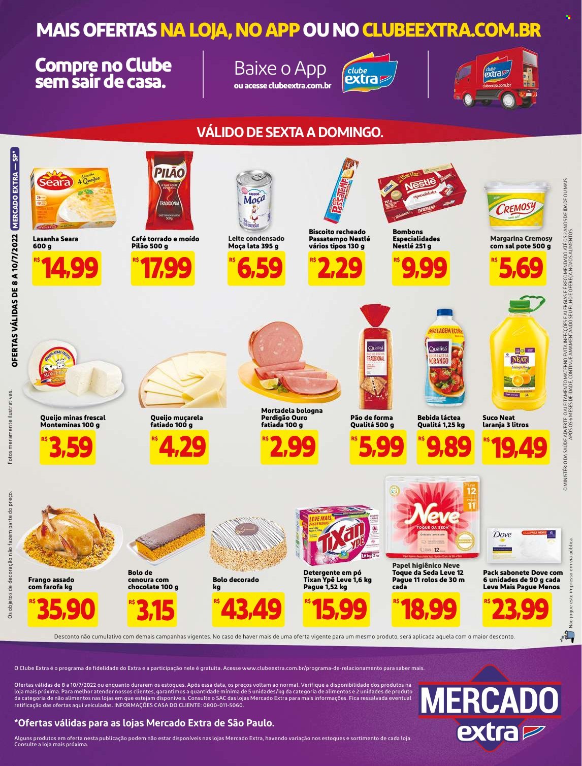 Folheto Mercado Extra - 08/07/2022 - 10/07/2022. Página 2