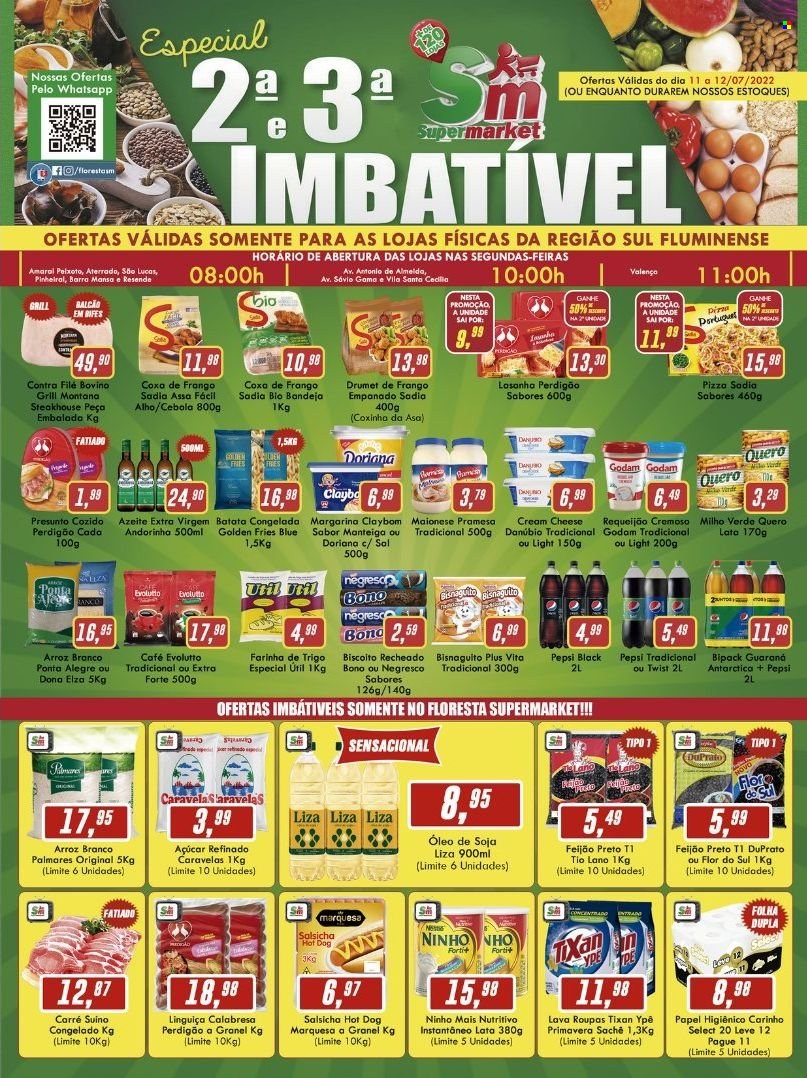 Folheto Rede Supermarket - 11/07/2022 - 12/07/2022. Página 1