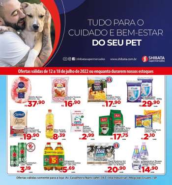Folheto Shibata Supermercados - 12/07/2022 - 18/07/2022.