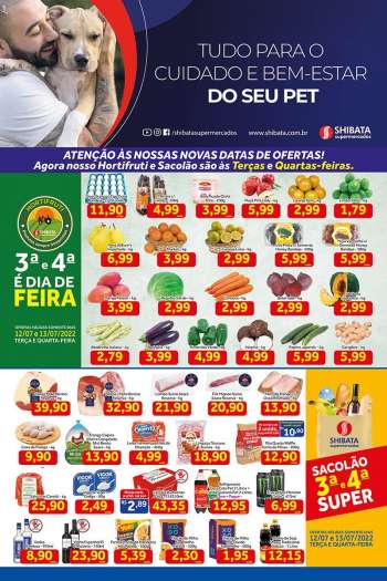 Folheto Shibata Supermercados - 12/07/2022 - 18/07/2022.