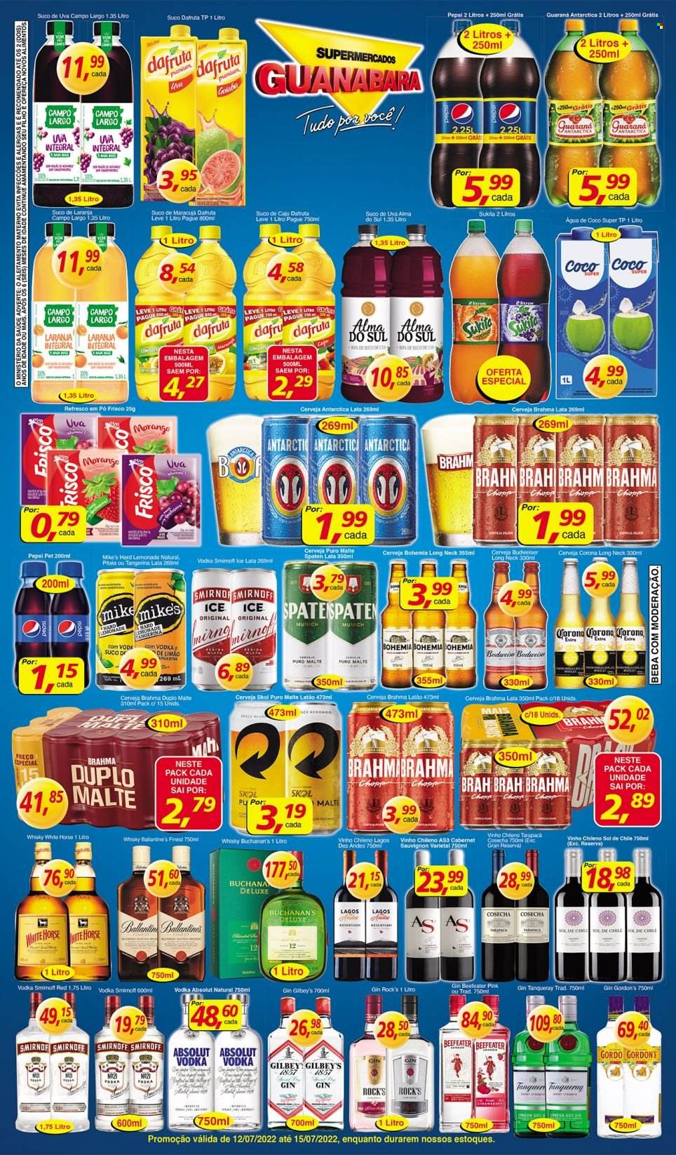 Folheto Supermercados Guanabara - 12/07/2022 - 15/07/2022. Página 8