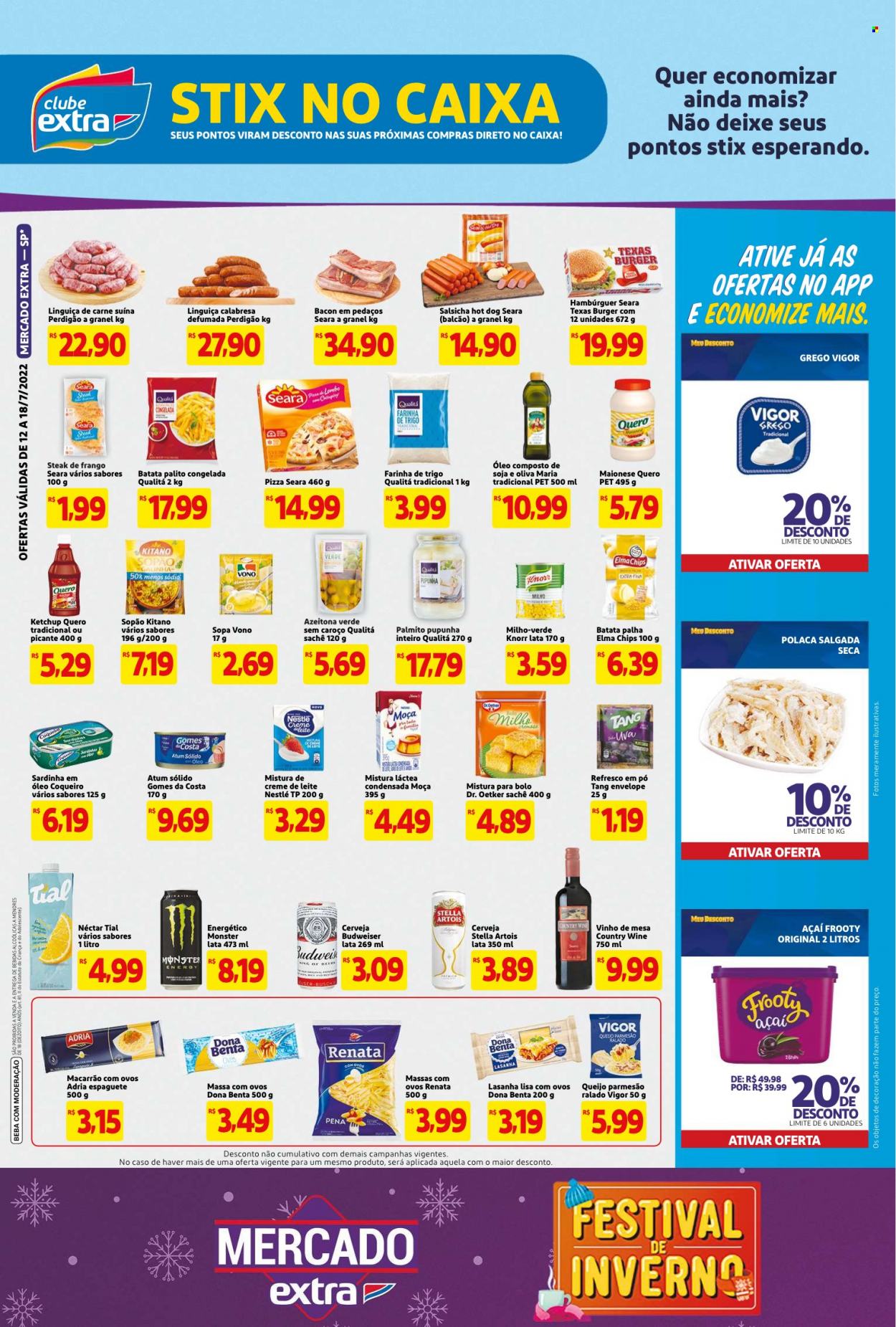 Folheto Mercado Extra - 12/07/2022 - 18/07/2022. Página 2