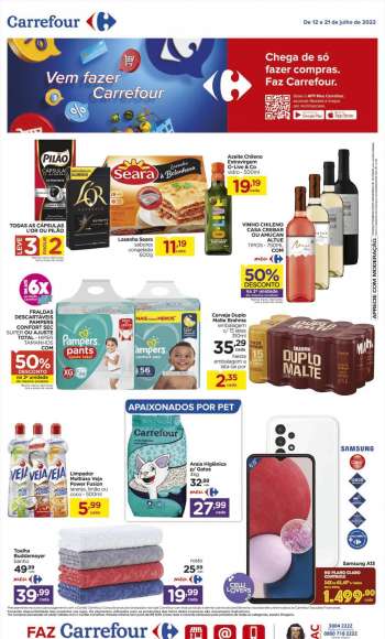 Folheto Carrefour Hiper - 12/07/2022 - 21/07/2022.