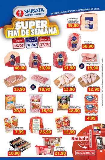 Folheto Shibata Supermercados - 15/07/2022 - 17/07/2022.