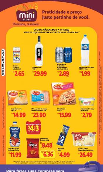 Folheto Mini Extra - 15/07/2022 - 17/07/2022.
