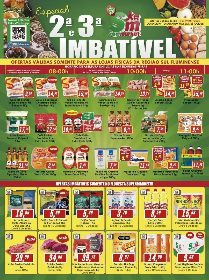 Folheto Rede Supermarket - 18/07/2022 - 19/07/2022. Página 1