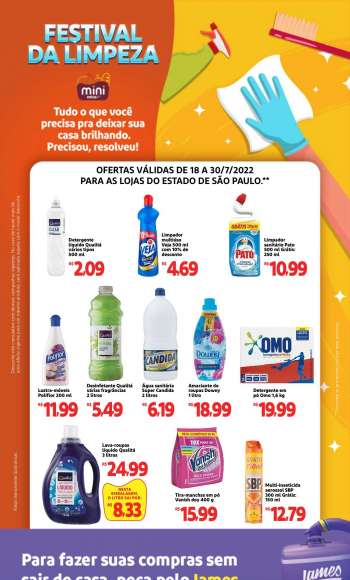 Folheto Mini Extra - 18/07/2022 - 30/07/2022.