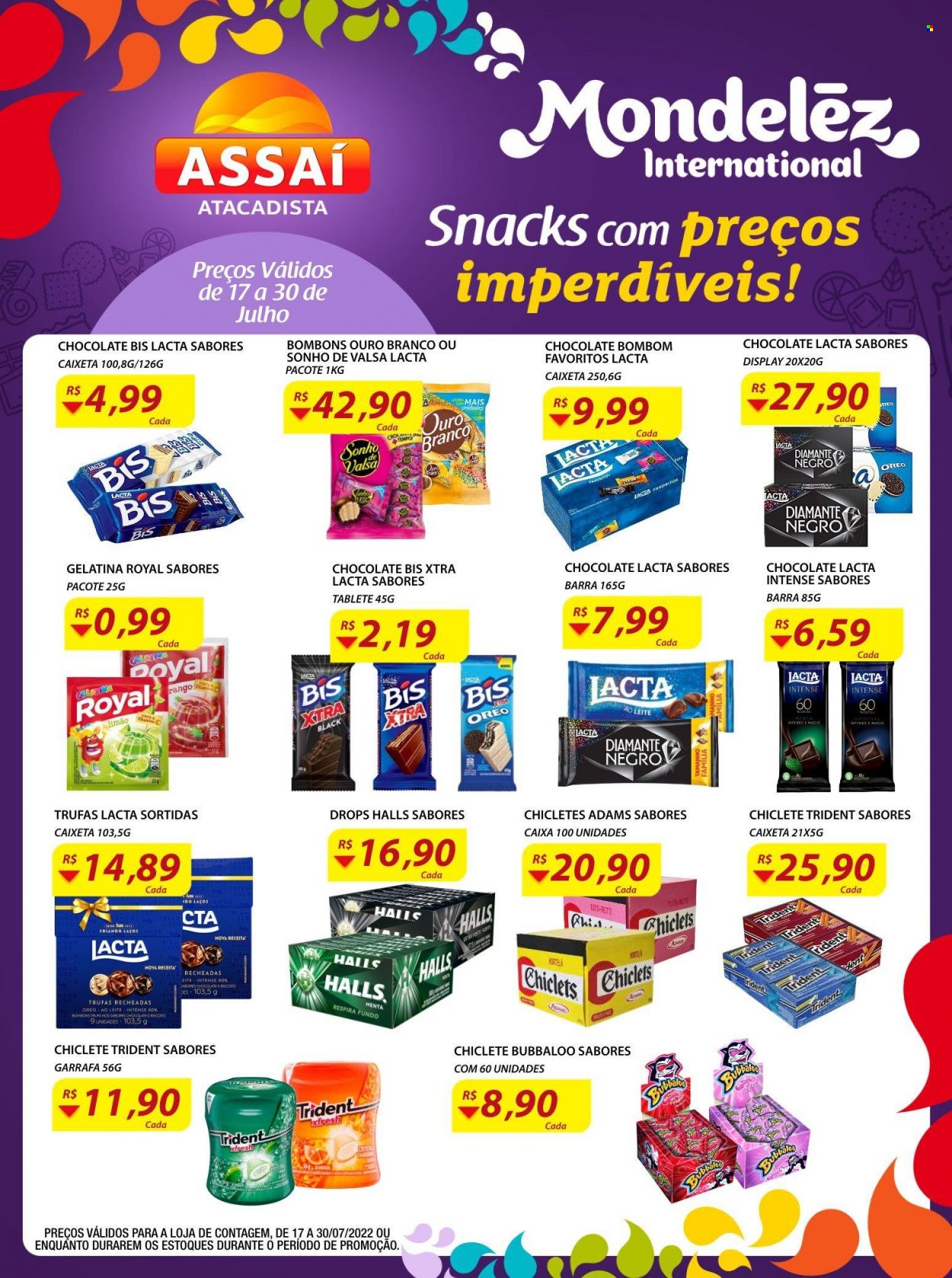 Folheto Assaí Atacadista - 17/07/2022 - 30/07/2022. Página 1