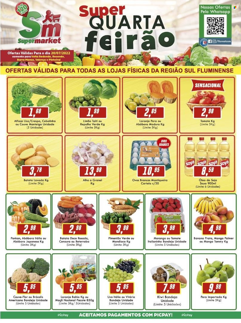 Folheto Rede Supermarket - 20/07/2022 - 20/07/2022. Página 1