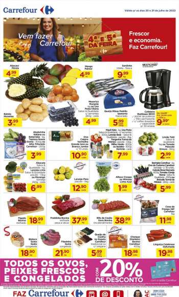 Folheto Carrefour Hiper - 20/07/2022 - 21/07/2022.