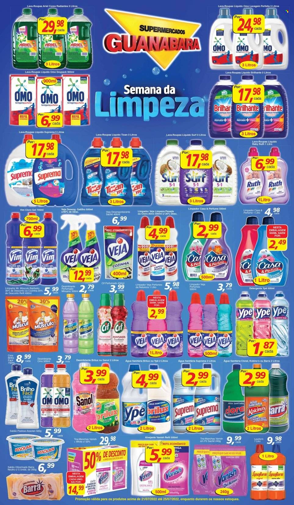 Folheto Supermercados Guanabara - 21/07/2022 - 25/07/2022. Página 3