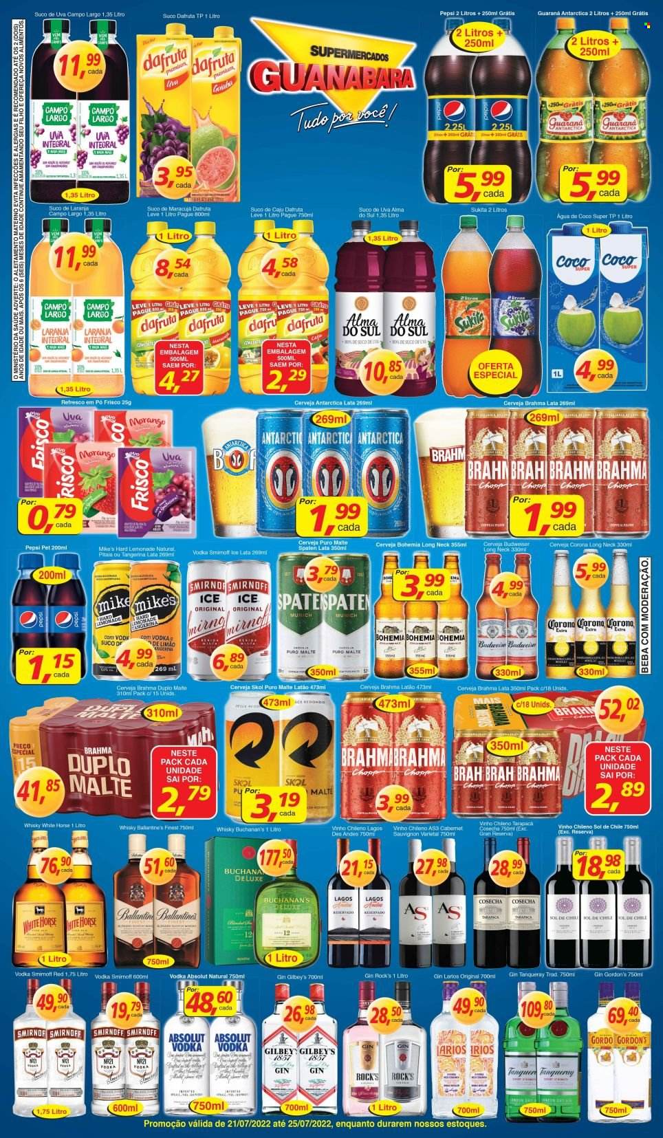 Folheto Supermercados Guanabara - 21/07/2022 - 25/07/2022. Página 10