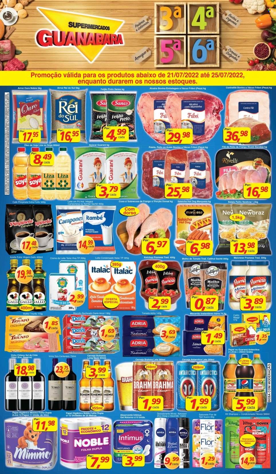 Folheto Supermercados Guanabara - 21/07/2022 - 25/07/2022. Página 12