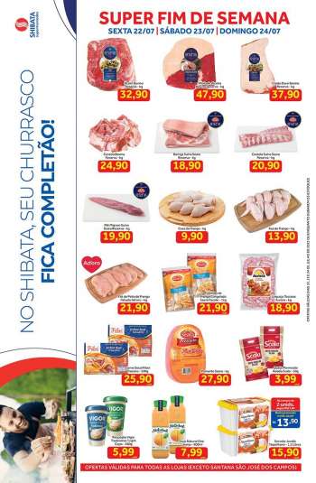 Folheto Shibata Supermercados - 22/07/2022 - 24/07/2022.