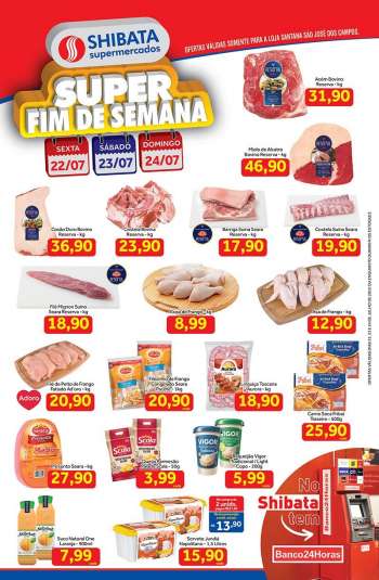 Folheto Shibata Supermercados - 22/07/2022 - 24/07/2022.