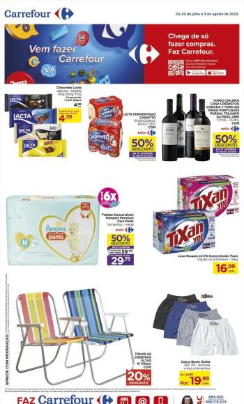 Folheto Carrefour Hiper - 22/07/2022 - 03/08/2022.