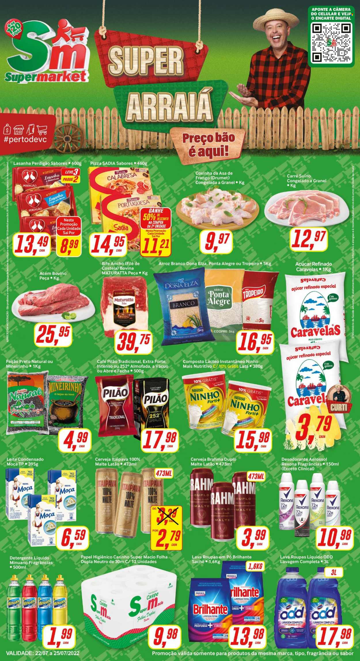 Folheto Rede Supermarket - 22/07/2022 - 25/07/2022. Página 1