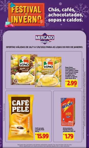 Folheto Mercado Extra - 26/07/2022 - 01/08/2022.