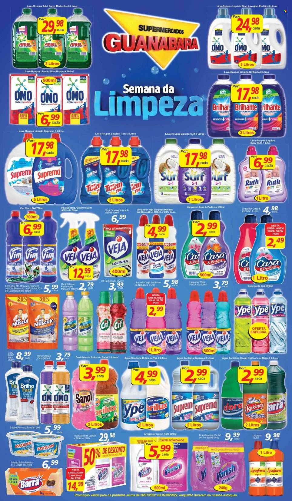 Folheto Supermercados Guanabara - 26/07/2022 - 02/08/2022. Página 3